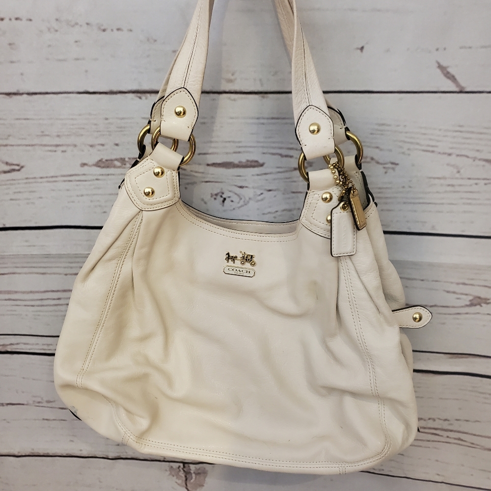 Coach Shoulder Bag Cream